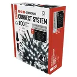 Oświetlenie łączone Standard - kurtyna 100 LED 1x2 m zimna biel, IP44, timer