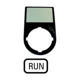 M22S-ST-GB7 Tabliczki opisowe,ramki tabliczek RUN 216497 EATON