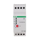 mikroprocesorowy czujnik zaniku i asymetrii faz z regulowanym progiem progiem asymetrii, montaż na s