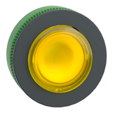 Harmony XB5 Główka przycisku podświetlanego żółty wystający typ push push