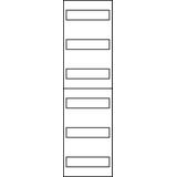 univers Z Zestaw montażowy 900x250mm dla aparatury modułowej 6-rzędowy ZU261S HAGER