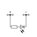 4-przewodowa złączka z LED