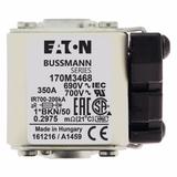FUSE 350A 690V 1*BKN/50 AR UC Wkładka szybka 350A AC 690V rozmiar 1 aR IEC UL 170M3468 EATON