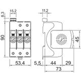 V20-3+FS-550, Ogranicznik przepięć V20
