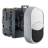 PRZYCISK DWUKLAWISZOWY 1 ROZ 1 ZWIERNY BIAŁO-CZARNY