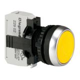 OSMOZ KOMPLET BEZ PODŚWIETLENIA - GŁÓWKA PŁASKA ŻÓŁTA + UCHWYT + 1Z, Legrand