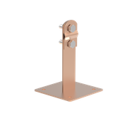 CU UCHWYT DACHOWY Z PŁYTKĄ /100/skręcany 15.1.1/S CU
