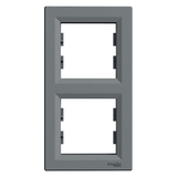 Asfora, ramka 2-krotna, pionowa, stal