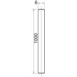 2078 M6 1M V2A, Pręt gwintowany