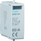 SPD Moduł ogranicznika przepięć T2 1P N-PE sieć TT In 20kA Imax 40kA Up 1,5kV Uc 260V SPB015N HAGER