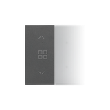 Simon 55 Klawisz połówkowy z piktogramem grupy rolet do produktów elektronicznych Grafitowy mat