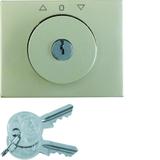 K.5 Płytka czołowa z kluczykiem do łącznika żaluzjowego obr. stal szlachetna