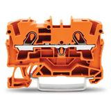 TOPJOBS złączka 2-przewodowa 4 mm2 pomarańczowa