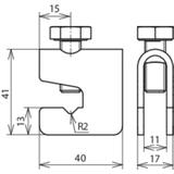 Zacisk łączący 6-10/6-10 (+), 6-10/30 (+), 30/30 mm (II), St/tZn