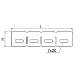 LKJH30 Łącznik kątowy do korytka 1,0 mm
