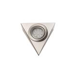 OPRAWA TRÓJKĄTNA LEDOWA BEZ WŁĄCZNIKA, INOX, 12V, 1W, 18 LEDÓW, CIEPŁY BIAŁY