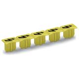 zaślepka ze znakiem ostrzegawczym