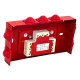 PIP-2AN R3x3x6 Puszka przeciwpożarowa, prostokątna, E90, rozgałęźna 3x3x6mm2, 225x125x36 mm - kolor