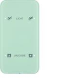 BERKER R.1 Sensor dotykowy podwójny konfigurowalny szkło biały 75142160 HAGER