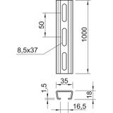 AML3518P1000FS, Szyna profilowa