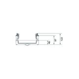 univers N Podzespół rozstaw 60mm3-pol.3xNH00listw. 600x250mm odpływ góra UE41B3N HAGER