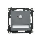 Simon 55 Oprawa oświetleniowa LED 230V z czujnikiem ruchu (1,23 W) Barwa ciepła biała 3100K Grafitow