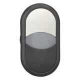 M22S-DDL-WS Napęd przycisku podwójny biało/czarny z podświetleniem z samopowrotem 216705 EATON