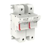 2 Pole 22x58 MFH Podstawa wkładki cylindrycznej 22x58 2P 125A 690VAC CH222DU EATON