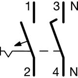 MCB Wyłącznik nadprądowy 10kA/15kA 1P+N C 10A NCN510 HAGER