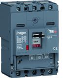 MCCB Wyłącznik mocy h3+ P160 3P 100A 70kA LSnI HES100GC HAGER