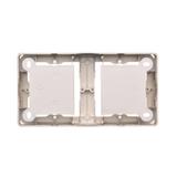 puszki instal. Puszka natynkowa płytka (31mm) podwójna satynowy