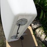 Nowodvorski lampa stojąca zewnętrzna (świecąca donica) Flowerpot L 2xE27 biała 9713