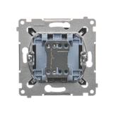 Simon 54 Przycisk pojedynczy zwierny bez piktogramu 16A 250V zaciski śrubowe antracyt DP1A.01/48 KONTAKT