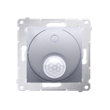 Simon 54 Łącznik z czujnikiem ruchu 20-500 W srebrny mat