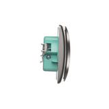 Simon Basic Gniazdo wtyczkowe z uziemieniem podwójne monoblok 16A 250V zaciski śrubowe stal inox *Kompletne - nie do ramek BMGZ2/21 KONTAKT