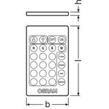 Lampa LED STAR+ CL B RGBWFR 25 dimmable via remote control 4,5W 827 E14