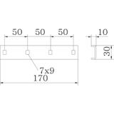 SLV 42 ALU Łącznik wzdłużny