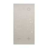 LIVING NOW - TERMOSTAT Z WYŚWIETLACZEM - 2 MODUŁY - PIASKOWY BEŻ, Bticino