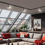 MADARA SCANDI GU10 NA SZYNOPRZEWÓD 3F 250V IP20 80x140x180 CZARNY