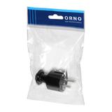 Wtyczka prosta Uni-Schuko 16A, 230V, czarna OR-AE-13304/B ORNO