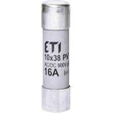 Wkładka topikowa cylindryczna PV gR 900V CH10x38 gR 16A 900V AC DC 002625033 ETI