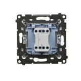 Simon 55 Przycisk zwierny /dzwonek/ szybkozłączka Jasnoszary mat TD1.01/114 KONTAKT