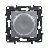 Niloe Step - ściemniacz obrotowy 2-przewodowy- kolor aluminium, Legrand