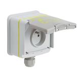 Green:Gniazdo 2P+Z Plexo 090471 LEGRAND