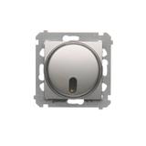 Simon 54 Łącznik z opóźnieniem wyłaczenia 20-500 W srebrny mat