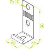 USKM35 Uchwyt korytka siatkowego