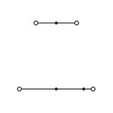 Złączka szynowa 2‑piętrowa 1,5mm2 szara 279‑501 WAGO