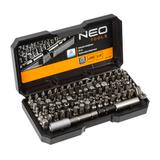 Końcówki wkrętakowe z uchwytem, zestaw 99 szt.