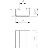 DSK 25 VA4301, Element dystansowy