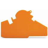 ścianka końcowa szara z możliwością plombowania